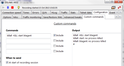 turn off the BTAgent using kill